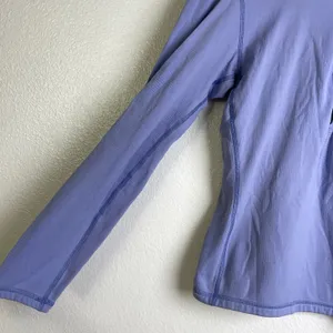 Vtg Patagonia R1 Stretch Top Medium Womens Iolite Mulberry Half Zip Outdoors USA thumbnail 5