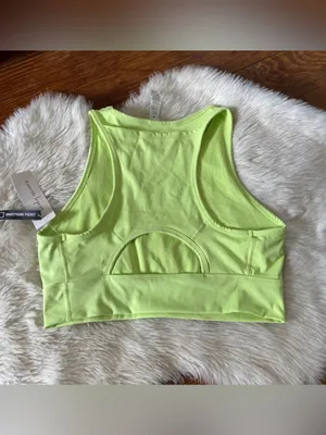 Nanette Lepore Neon Lime Two-Piece Set Top thumbnail 3
