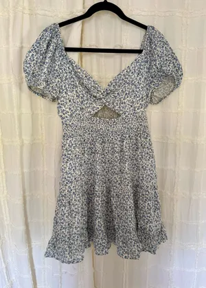 American Eagle Floral Mini Dress thumbnail 1