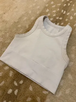 Alo Yoga off-white Seamless Delight High Neck Bra women’s size small thumbnail 3