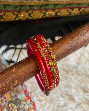 Traditional Red Bangles / Bracelets thumbnail 9