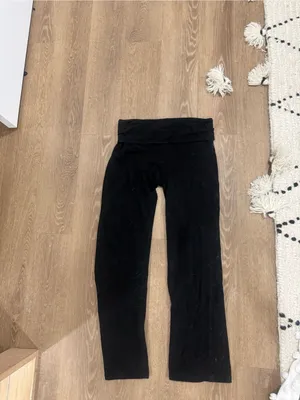 GAP foldover black flare leggings M thumbnail 3