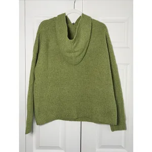 Current Mood Fly Away Butterfly‎ Hoodie Womens Size M Green Y2K Knit Dolls Kill thumbnail 2