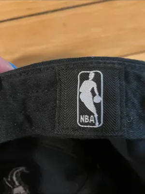 NBA Chicago Bulls All Black Logo Hat 47 Brand thumbnail 7