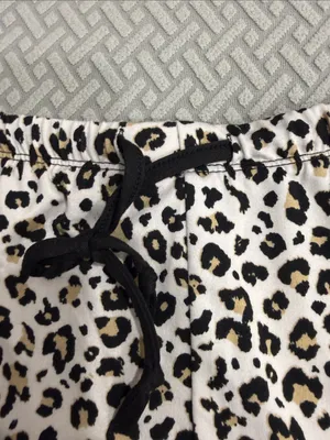 TART INTIMATES Leopard Print Pajama Set Size L women Pants Top thumbnail 10