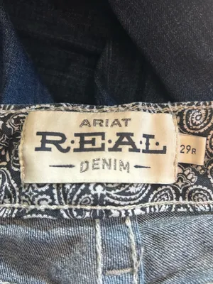 Ariat R.E.A.L. Straight Leg Jean size 29R western rodeo thumbnail 14