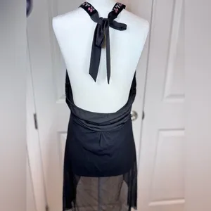 Seven7 Y2K Dark Romance Whimsigoth Velvet Sequin Halter Fairycore Festival Boho 14/16 thumbnail 6