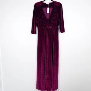 Baltic Born Women's Velvet Maxi Dress Sz L NWT thumbnail 2