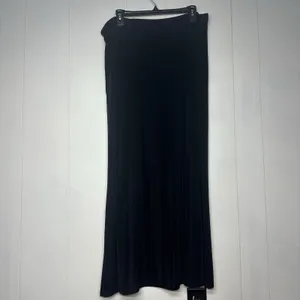Kathy Ireland Essentials Women’s XL Black Pull On Skirt Stretch Casual Classic thumbnail 4