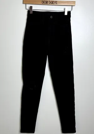 American Eagle Black High Waist Skinny Jeans thumbnail 1