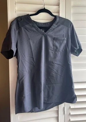 Med Couture V Neck Scrub Top thumbnail 1