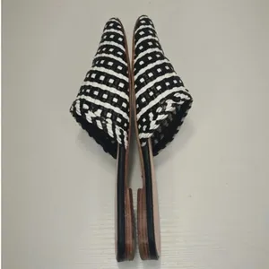 Kate spade Letaher black and white mule sz 6.5 thumbnail 5