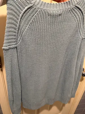 American Eagle Green Knit Sweater small thumbnail 4