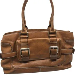 Michael Kors Brown Large PU Leather Shoulder Bag thumbnail 1
