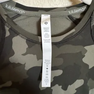 Lululemon Its Rulu Run Long‎ Sleeve Shirt 2 Heritage 365 Camo Medium Olive Multi thumbnail 7