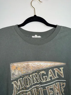 Maurices Morgan Wallen Relaxed Fit Graphic Tee Olive Green Short Sleeve thumbnail 3