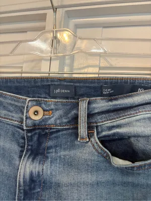 J. Jill Demi Bootcut Jeans Size 10P Blue thumbnail 6