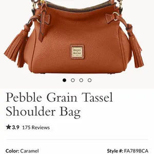Dooney & Bourke Red Pebble Leather Hobo Shoulder Bag thumbnail 7