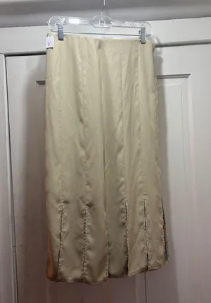 Alfani Cream Midi Skirt thumbnail 1