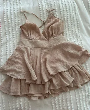 Beige Romper Tan Size L thumbnail 1