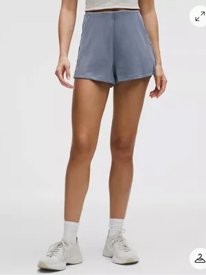 Lululemon Ribbed High Rise Softstreme Short 2” in Twilight Rose thumbnail 2