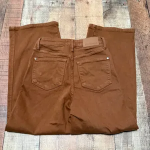 Judy Blue Women's Brown Denim High Rise Wide Leg Jeans Sz 1/25 Baggy 90s Stretch thumbnail 6