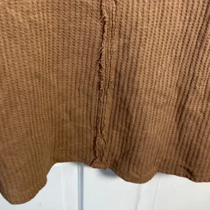 Free People We the Free Super Natural Thermal Hoodie Tan Brown W2294 Sz L thumbnail 11