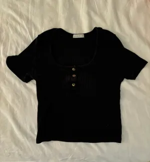 Black Ribbed  Top thumbnail 2