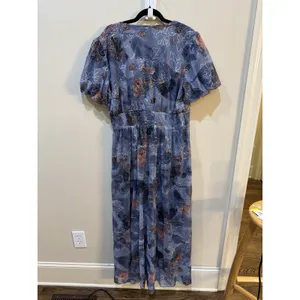 Baltic Born Ardley Maxi Dress Slate Print Size 1XL Floral thumbnail 6