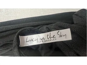 Lucy In The Sky Black Metallic Ruched Corset Mini Cocktail Dress thumbnail 3