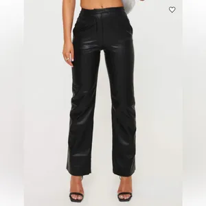 Princess Polly Zyaire Mid Rise Faux Leather Pants Black Size 4‎ thumbnail 15