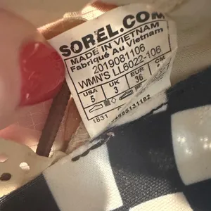 Sorel x Alfred Coffee Kinetic Breakthru Tech Lace Shoes Brown Women's Size 5‎ thumbnail 10