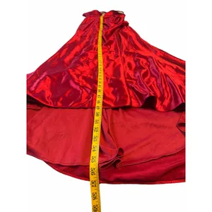 STACEES Red Satin Corset Gown Thigh-High Slit - Size 8 thumbnail 8