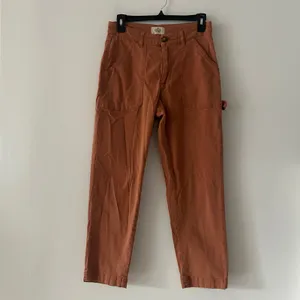 Marine Layer Womens Maya Slim Straight Leg Utility Pant Chino Amber Brown Size 4 thumbnail 3