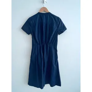 J. Crew dress size 4 blue short sleeve button up midi thumbnail 4
