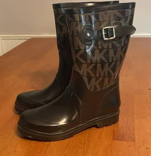 MICHAEL MICHAEL KORS MK logo rain boots thumbnail 1