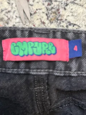 Empyre wide leg cargo jeans size 4S Black thumbnail 9