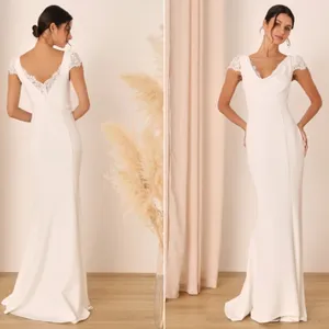 LULU's Bridal Wedding Chic Modern Sexy Elegant Lace Mermaid Trumpet Gown NWOT thumbnail 3