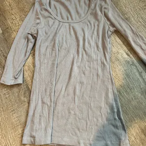 PJ HARLOW norah 3-4 sleeve‎ rib tee in clay size small thumbnail 4