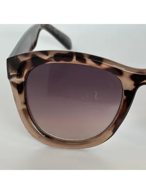 Ann Taylor Loft Tortoise Shell Pattern Sunglasses with Gradient Lenses thumbnail 3