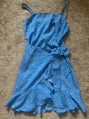 Hello Molly Mini Dress Blue Polka Dots thumbnail 6