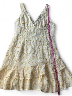 Hello Molly Golden Serenity Mini Dress Yellow thumbnail 7