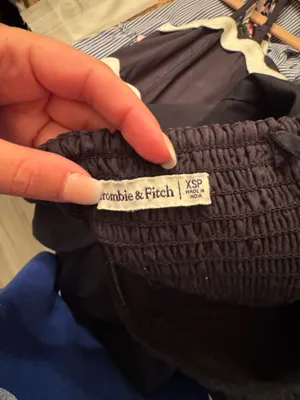 Abercrombie Strapless Black Midi Dress thumbnail 6