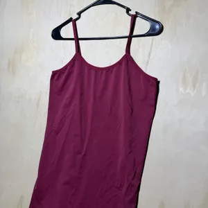 Massini Womens 3X Burgundy Camisole Tank Tops Stretch Layering Basics Lot Of 2 thumbnail 2