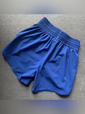 Lands’ End Blue Athletic High Waist Shorts Small thumbnail 4