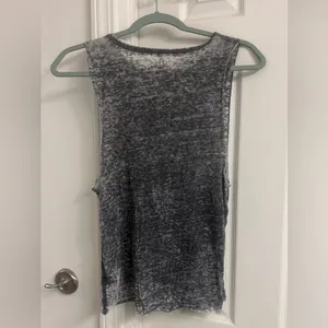Buckle Gray Acid-Wash Tank Top with Pink & Gold Graphic thumbnail 6