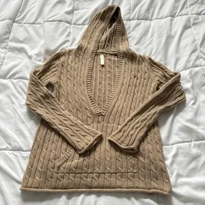 Vintage 90s Y2K Old Navy Brown Sweater Long Sleeve‎ Pockets Womens Size Small thumbnail 1