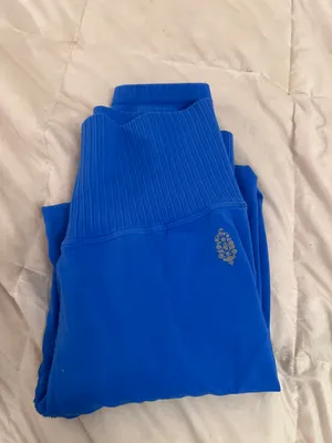 Free People Movement royal blue leggings thumbnail 2
