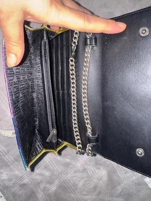 Kurt Geiger Rainbow Stripe Chain Shoulder Crossbody Bag thumbnail 5