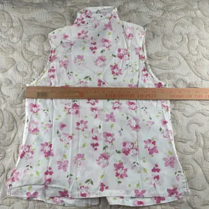 Victoria's‎ Secret Vintage 2003 Pink Floral Cotton Pajama Set XS Sleeveless Top thumbnail 8